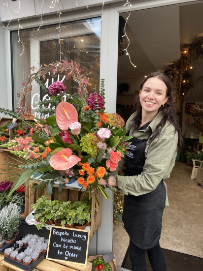 Florist Choice Hand-tied - An expert artisan florist will design a hand-tied filled with the finest quality seasonal flowers, perfectly wrapped and delivered in water.